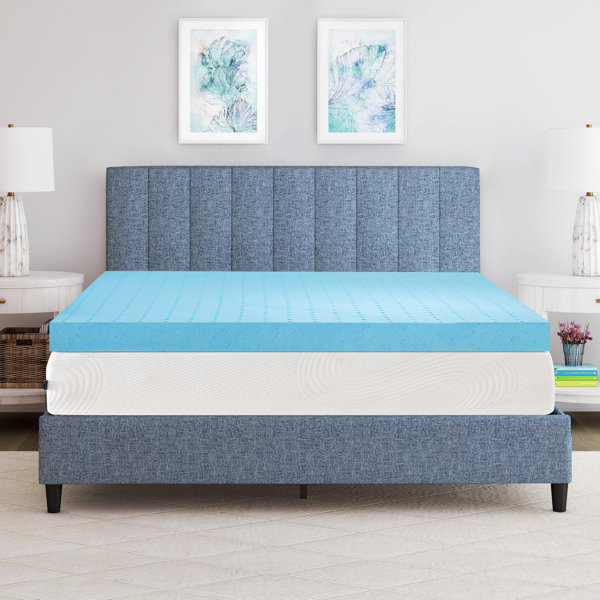 Symple Stuff Venago 5cm Memory Foam Mattress Topper Wayfair.co.uk